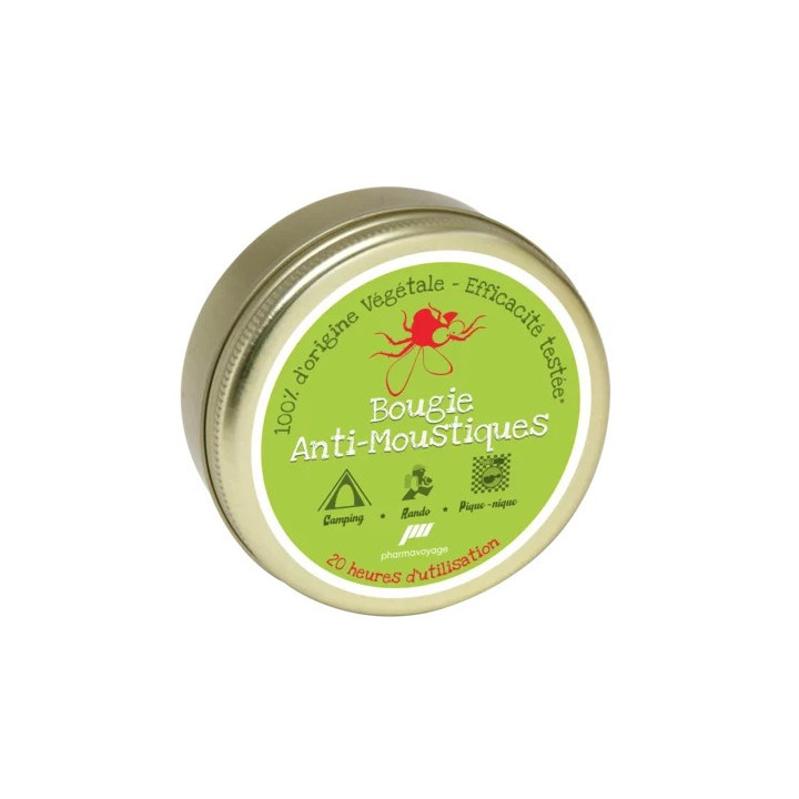 Bougie Répulsive Anti-Moustiques x1 – Pharmavoyage – IllicoPharma