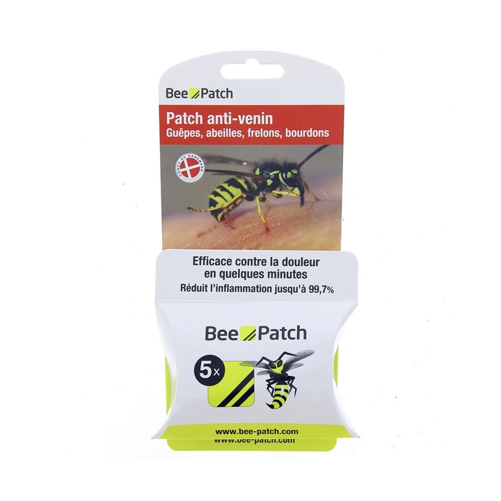 Bee Patch Anti-Venin x5 patchs – Pharmavoyage – IllicoPharma