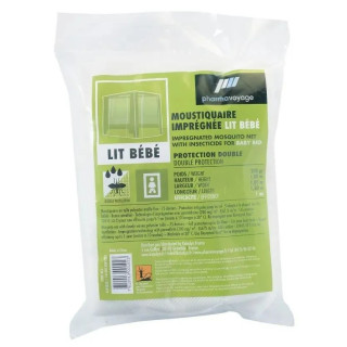 Moustiquaire imprégnée lit bébé – Pharmavoyage – IllicoPharma