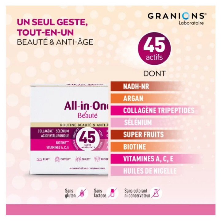 All-In-One Beauté x60cpr Granions – Granions – IllicoPharma