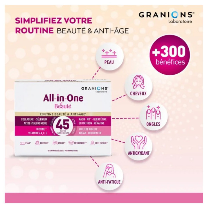 All-In-One Beauté x60cpr Granions – Granions – IllicoPharma