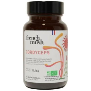 Cordycepts Bio x56 gélules – French Mush – IllicoPharma