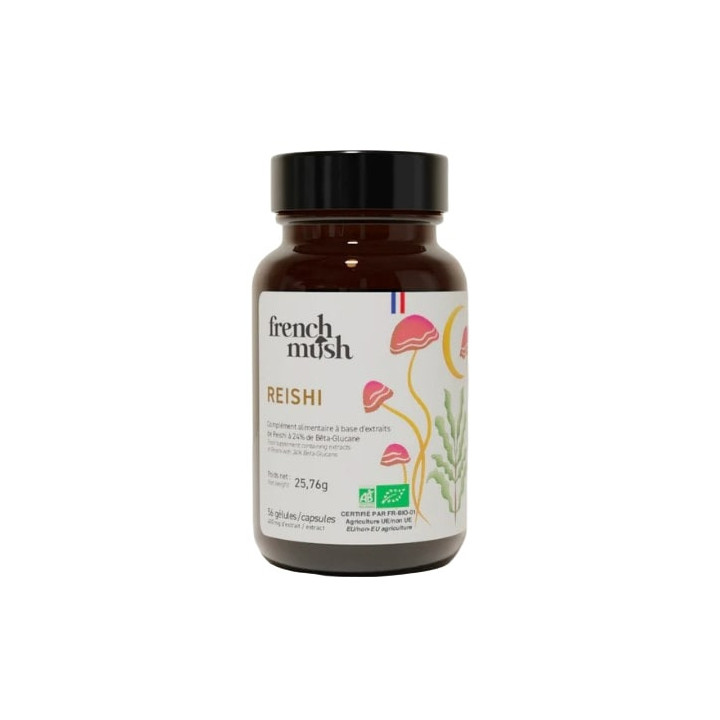 Reishi Bio x56 gélules – French Mush – IllicoPharma