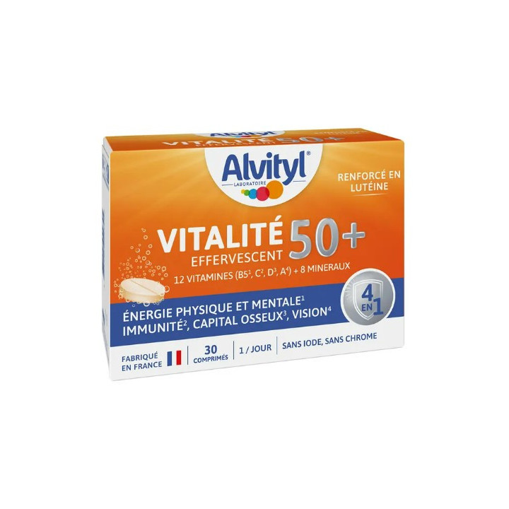 Alvityl Vitalité 50+ x30cpr effervescents – IllicoPharma