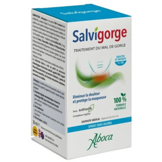 Salvigorge Spray Sans alcool 30ml - Aboca - IllicoPharma