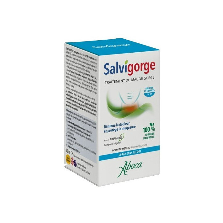 Salvigorge Spray Sans alcool 30ml - Aboca - IllicoPharma