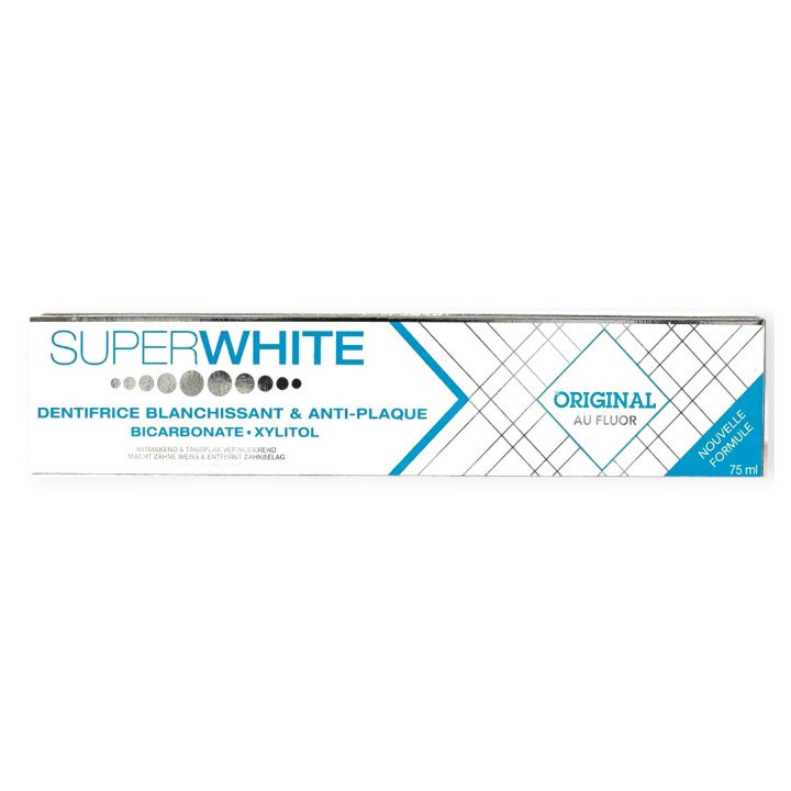Superwhite Dentifrice Blanchissant & Anti-Plaque Original 75ml – IllicoPharma