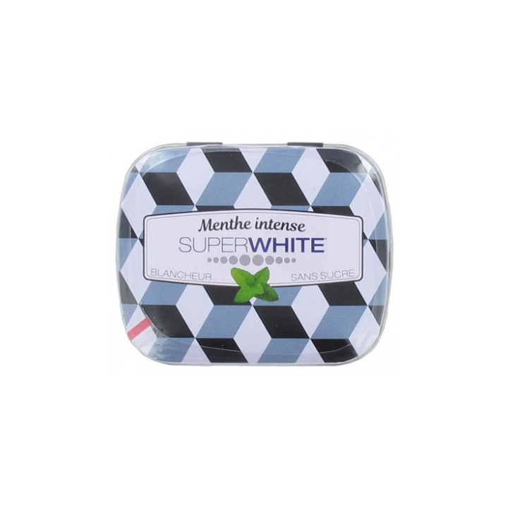 Superwhite Pastilles Menthe Intense x50  – IllicoPharma