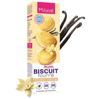Mon Biscuit Fourré Vanille x8 biscuits Milical – IllicoPharma