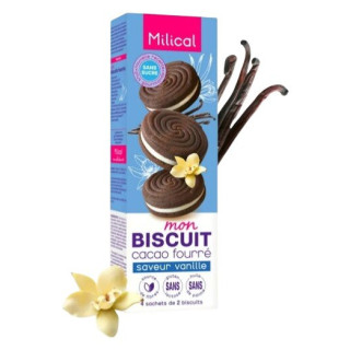 Mon Biscuit Cacao Fourré Vanille x8 biscuits Milical – IllicoPharma