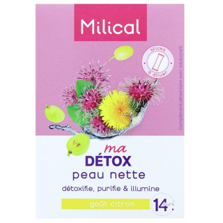 Ma Détox Peau Nette Citron x14 sticks Milical – IllicoPharma