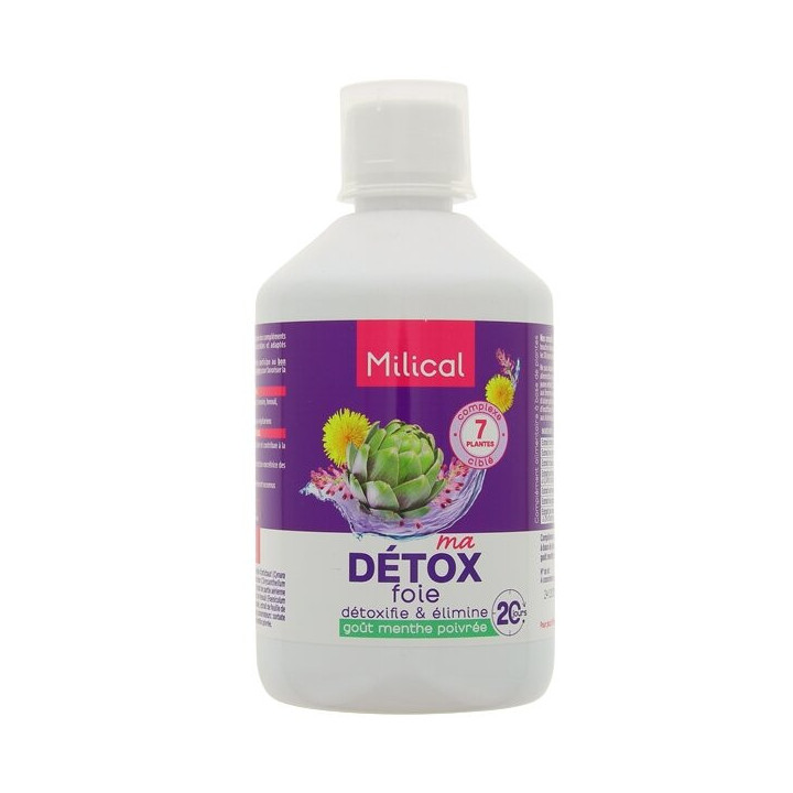 Ma Détox Foie Menthe Poivrée 500ml Milical – IllicoPharma