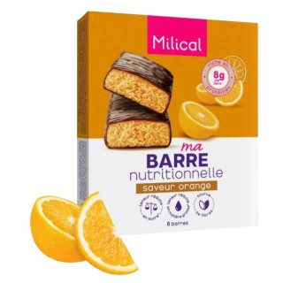 Ma Barre Hyperprotéinée Chocolat Orange x6 Milical – IllicoPharma
