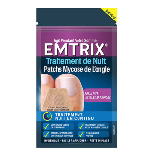 Emtrix Traitement Mycose de l'Ongle Patch Nuit x14 – IllicoPharma