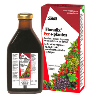 Salus Floradix Fer + Plantes 500ml – IllicoPharma