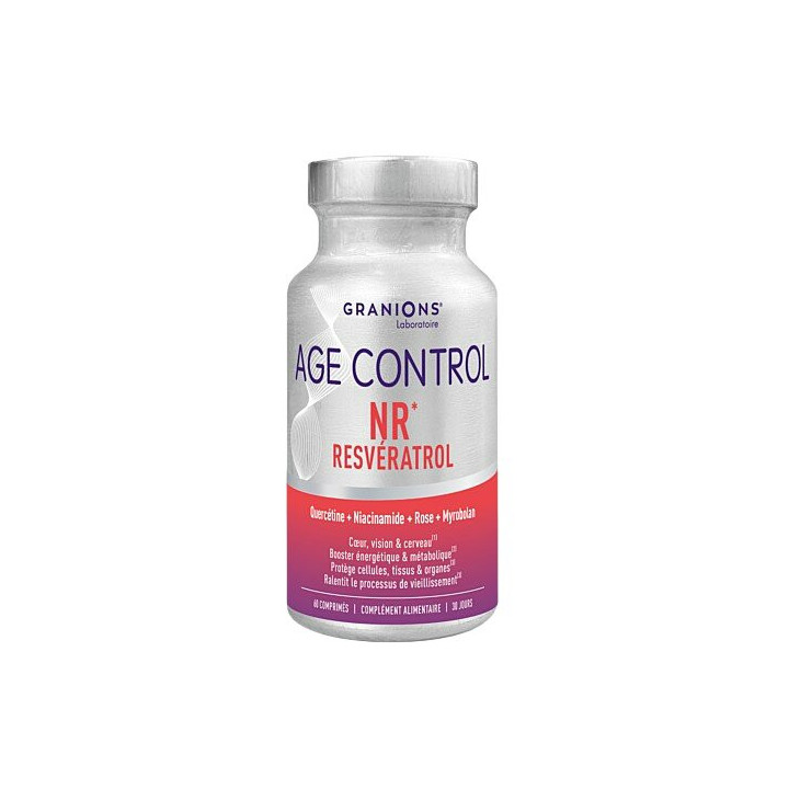 Age Control NR Resvératrol x60cpr - Granions – IllicoPharma
