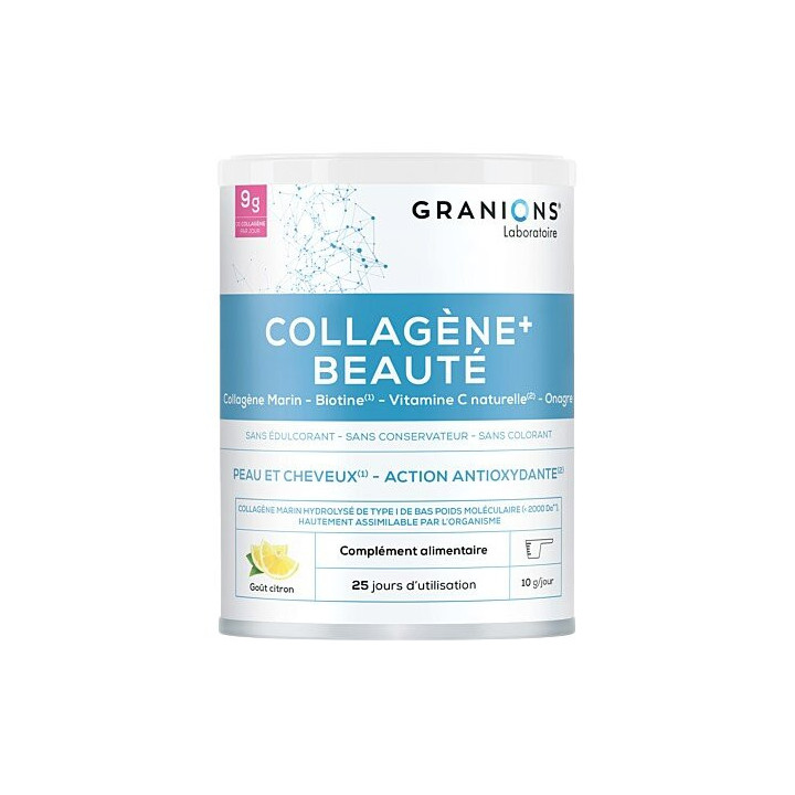 Collagène+ Beauté Citron 255g - Granions - IllicoPharma