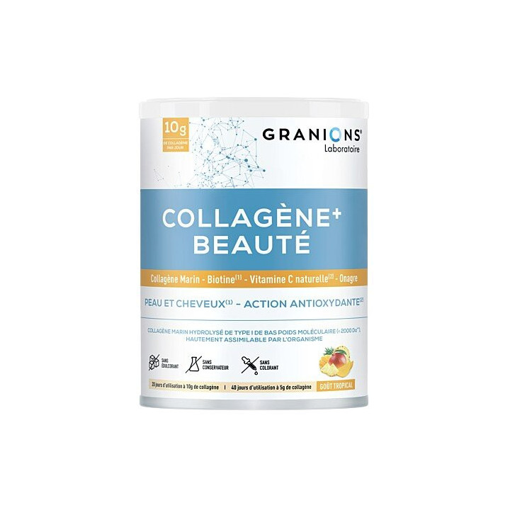 Collagène+ Beauté Tropical 220g - Granions - IllicoPharma