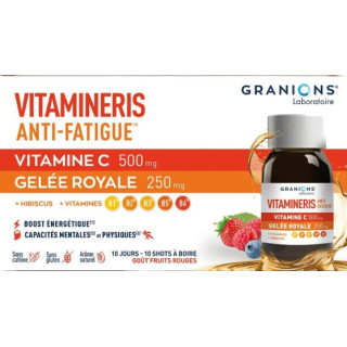 Vitamineris Anti-Fatigue x10 shots - Granions - IllicoPharma