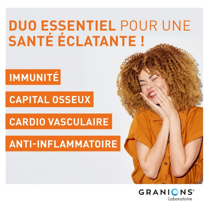 Vitamines K2-D3 x60cpr - Granions - IllicoPharma