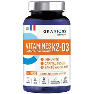 Vitamines K2-D3 x60cpr - Granions - IllicoPharma