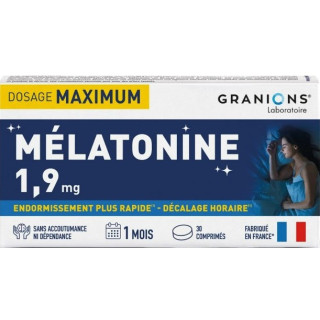 Mélatonine 1,9mg x30cpr - Granions - IllicoPharma