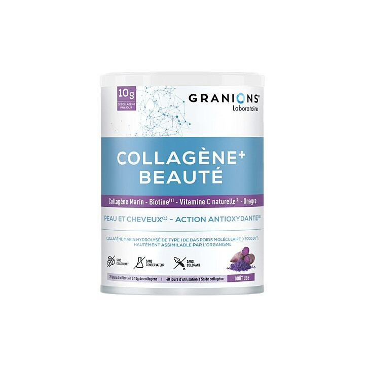 Collagène+ Beauté Ubé 220g - Granions - IllicoPharma