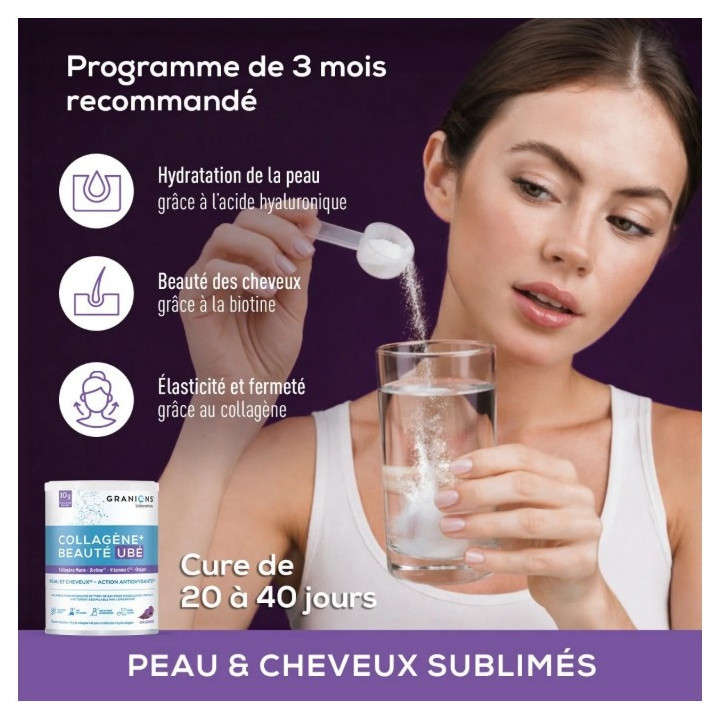 Collagène+ Beauté Ubé 220g - Granions - IllicoPharma