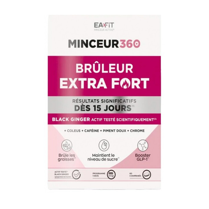 Minceur 360 Brûleur Extra Fort x60cpr - Eafit - IllicoPharma