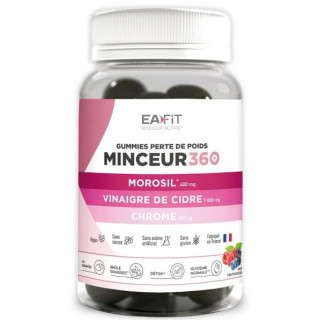 Minceur 360 Gummies Morosil & Vinaigre de Cidre x40 - Eafit - IllicoPharma