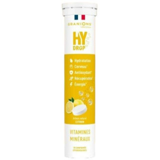 Hydrop Hydratation Électrolytes Citron x20cpr effervescents - Granions - IllicoPharma
