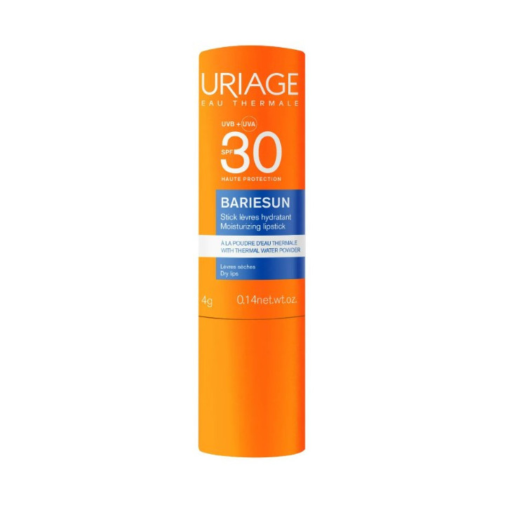 Bariésun Stick Lèvres Hydratant SPF30 4g - Uriage - En vente chez Illicopharma