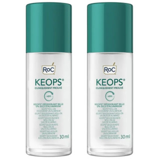 Keops Déodorant Roll-On 0% Aluminium 2x30ml – RoC – IllicoPharma