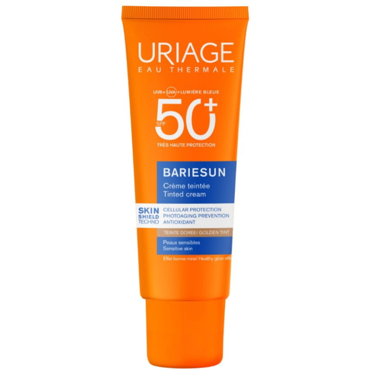 Bariésun Crème Teintée Dorée SPF50+ 50ml Uriage - En vente chez Illicopharma