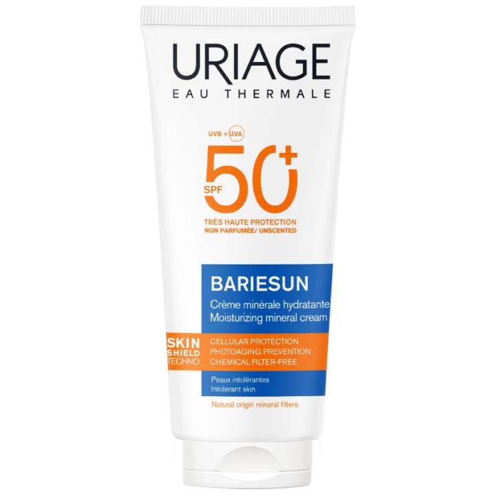 Bariésun Crème Minérale Hydratante SPF50+ 100ml - Uriage - IllicoPharma