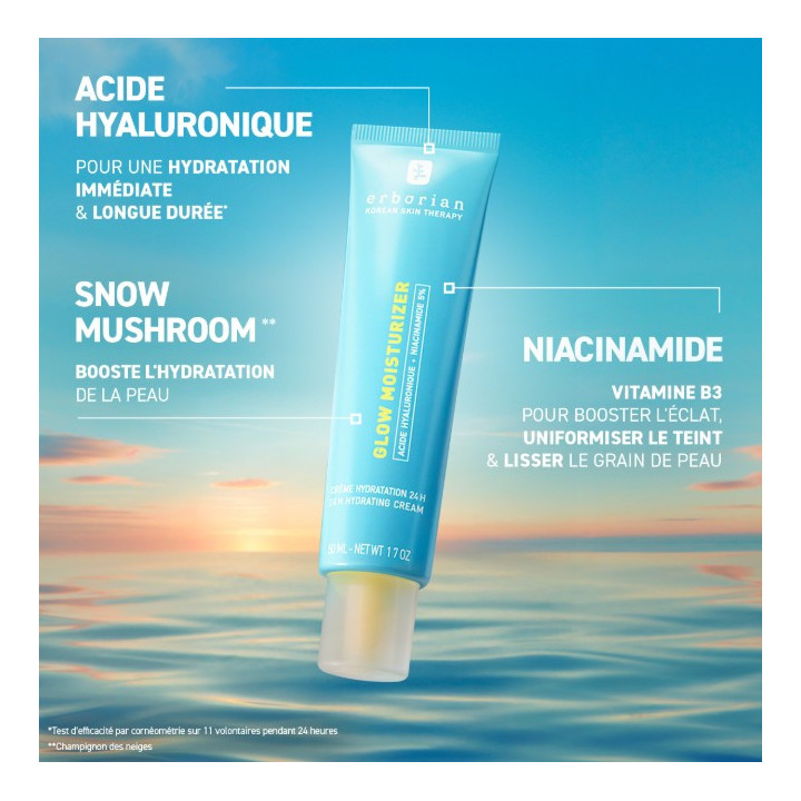 Glow Moisturizer 50ml - Erborian - IllicoPharma