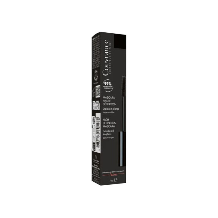 Couvrance Mascara Haute Définition Noir 7ml - Avène - IllicoPharma