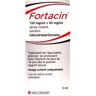 Fortacin Spray Cutané Contre l'Éjaculation Précoce 5ml – IllicoPharma