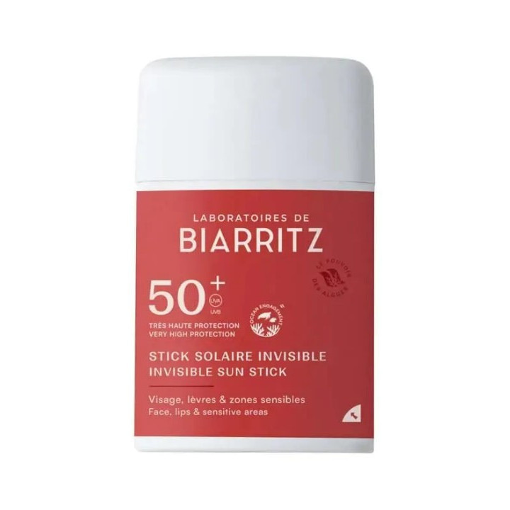 Stick Solaire Invisible SPF50+ Bio 10g - Laboratoire de Biarritz – IllicoPharma