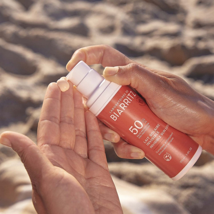 Lait Solaire Invisible SPF50 Bio 100ml - Laboratoires de Biarritz – IllicoPharma