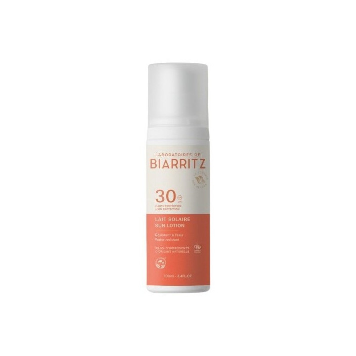 Lait Solaire SPF30 Bio 100ml - Laboratoires de Biarritz – IllicoPharma