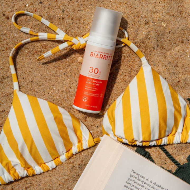 Lait Solaire SPF30 Bio 100ml - Laboratoires de Biarritz – IllicoPharma