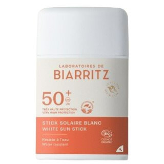 Stick Solaire Blanc SPF50+ Bio 12g - Laboratoires de Biarritz – IllicoPharma