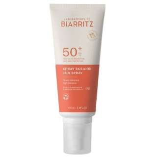 Spray Solaire SPF50+ Bio 100ml - Laboratoires de Biarritz – IllicoPharma