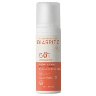 Crème Solaire Bébé & Enfants SPF50+ Bio 100ml - Laboratoires de Biarritz – IllicoPharma