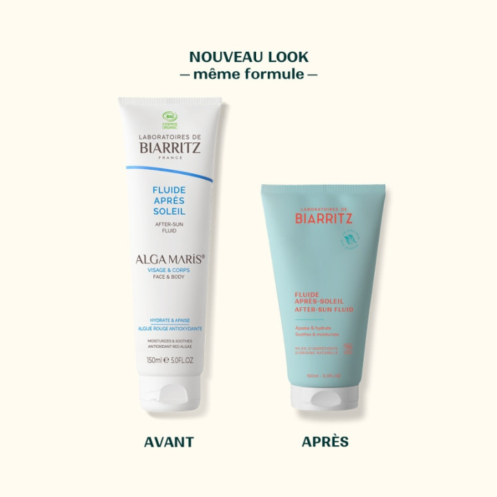 Fluide Après-Soleil Bio 150ml - Laboratoires de Biarritz – IllicoPharma