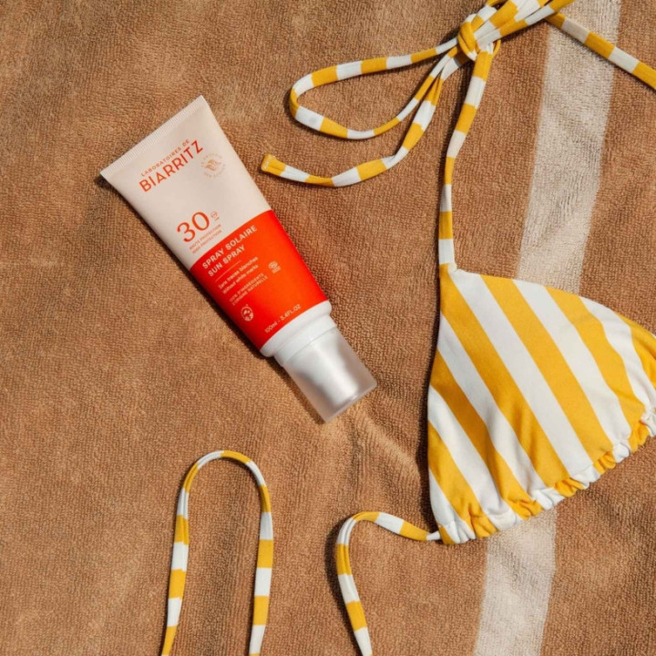 Spray Solaire SPF30 Bio 100ml - Laboratoires de Biarritz – IllicoPharma
