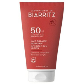 Lait Solaire Invisible SPF50 Bio 40ml - Laboratoires de Biarritz – IllicoPharma