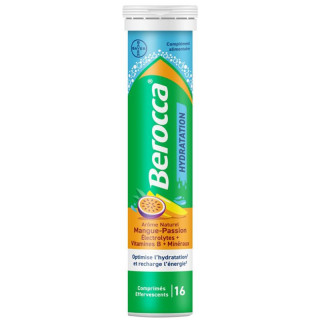 Berocca Hydratation Mangue-Passion x16cpr effervescents - IllicoPharma
