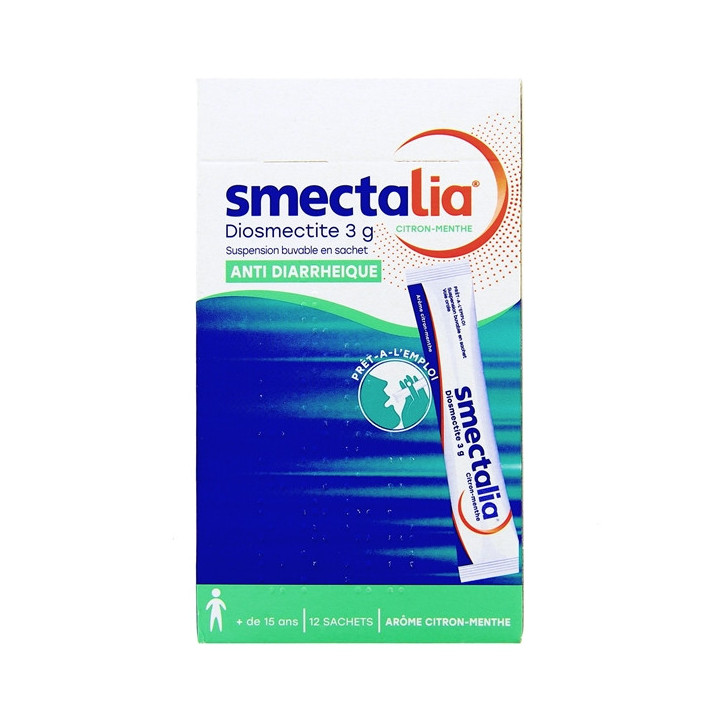 Smectalia Citron-Menthe x12 sachets - IllicoPharma